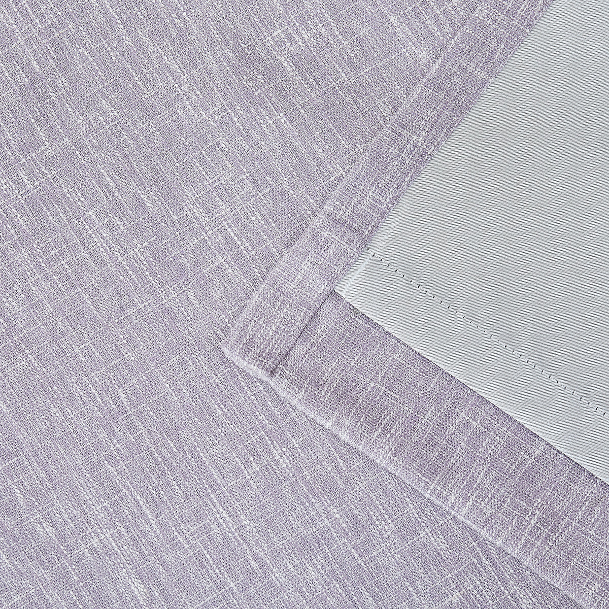 100% Blackout Linen Texture Curtain Panels 50"x95"x2 S29045