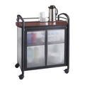 Black Metal Bar Cart I69157