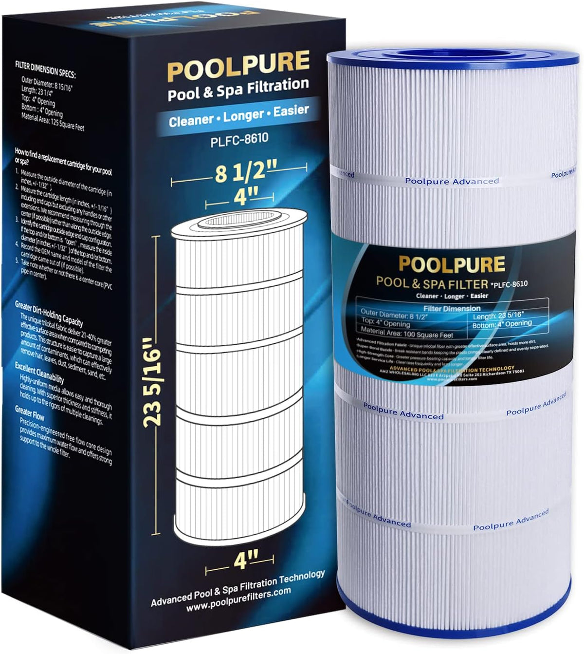100 Sq.ft Filter Cartridge 1PACK J87811
