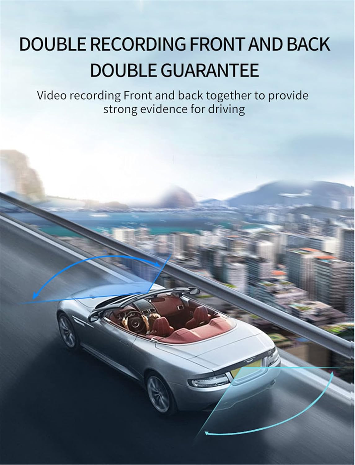 1080P Dash Camera with 170° Wide Angle Night Vision G-Sensor C5127