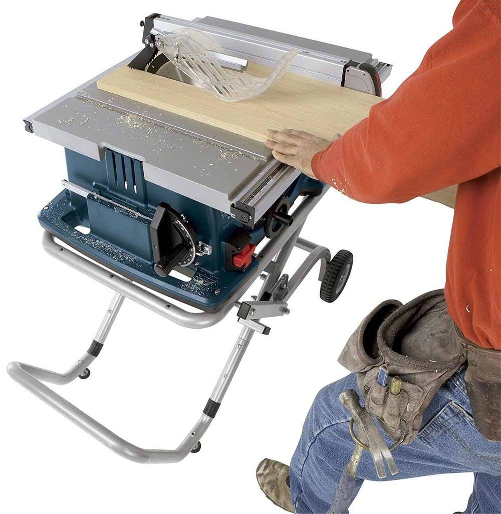 10x22 Worksite Table Saw with Gravity Rise Stand C202109