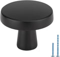 10 Pack Matte Black Mushroom Cabinet Knobs B333