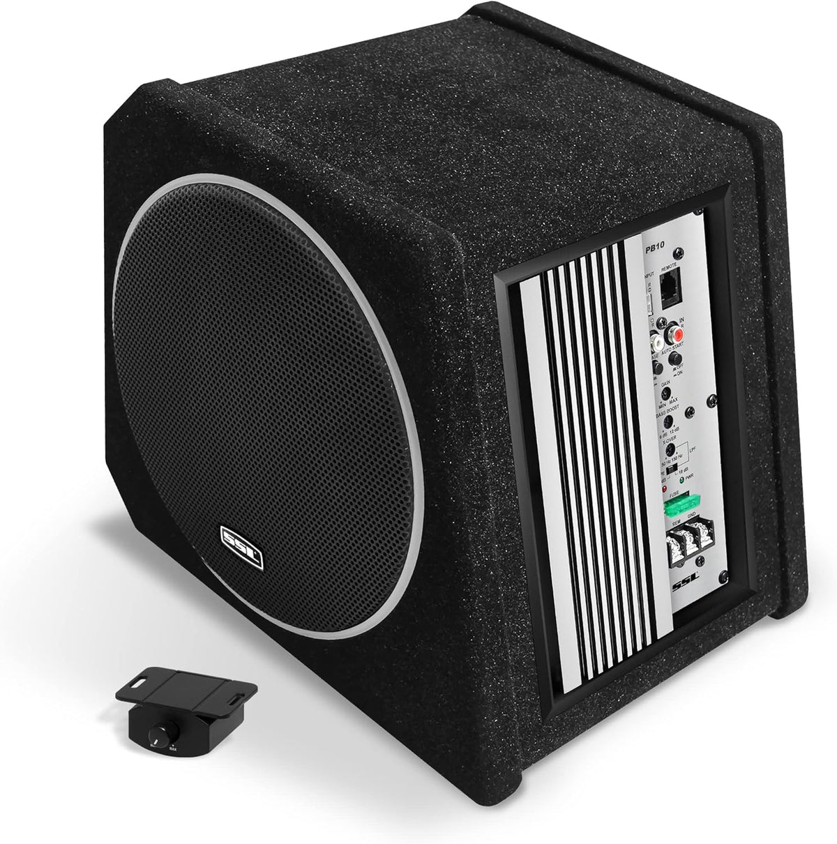 10 Inch Car Subwoofer and Amp Package with Passive Radiator X8316