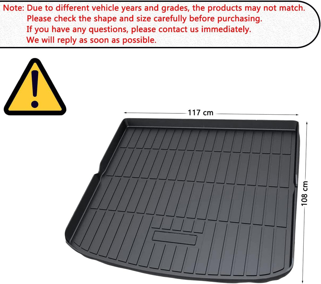 All Weather Custom-fit Cargo Tray Trunk Floor Mat Protector I682