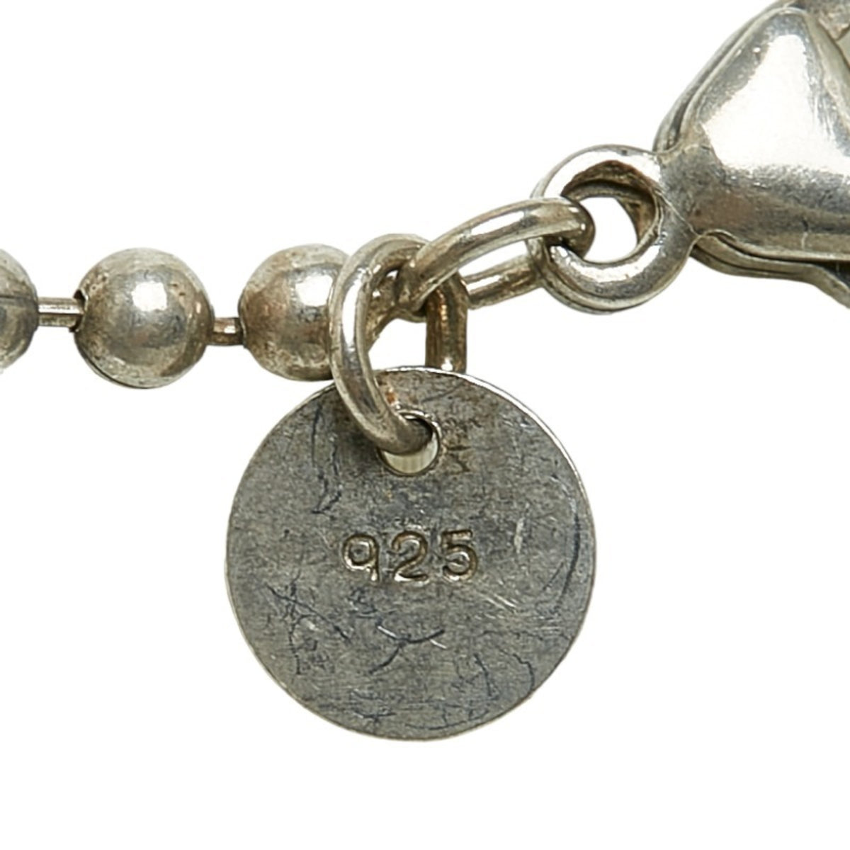 Oval Tag Necklace SV925 Silver D287257