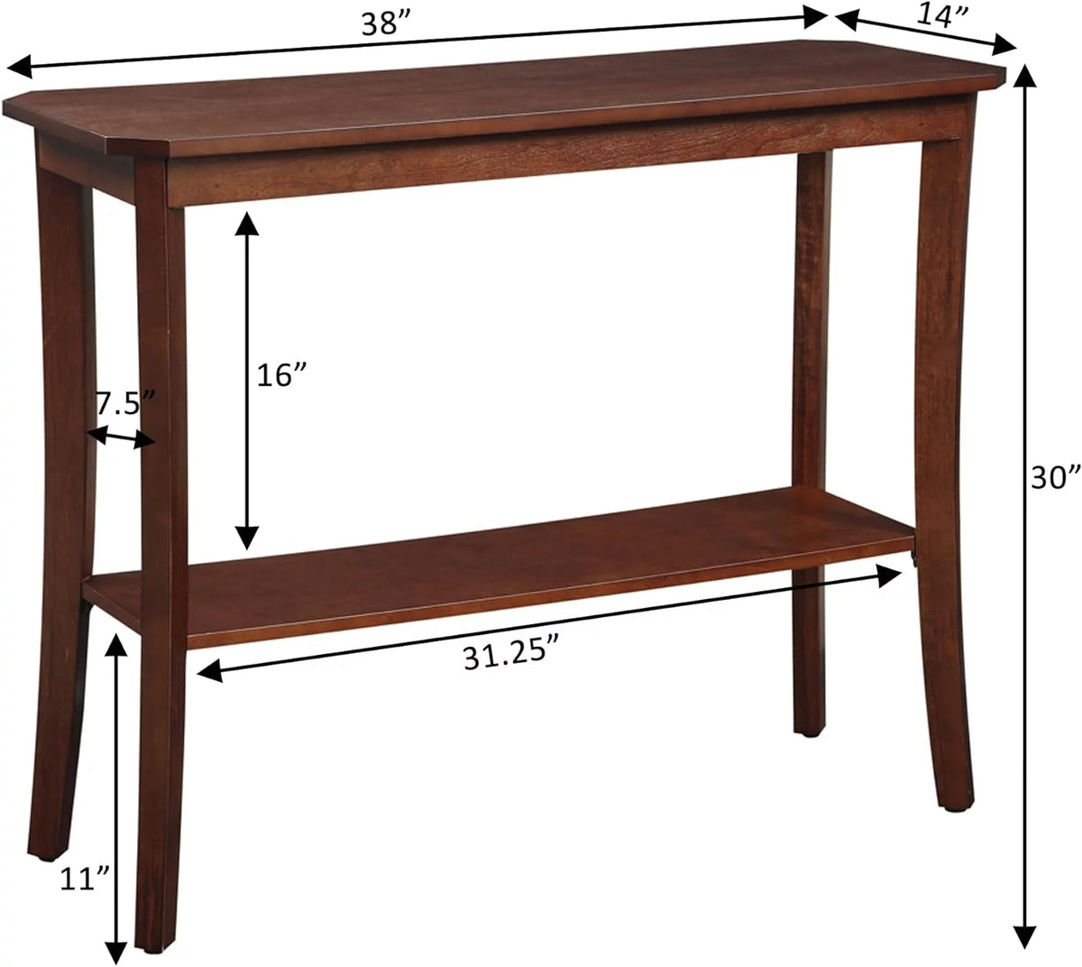 Mahogany Console Table Z79566