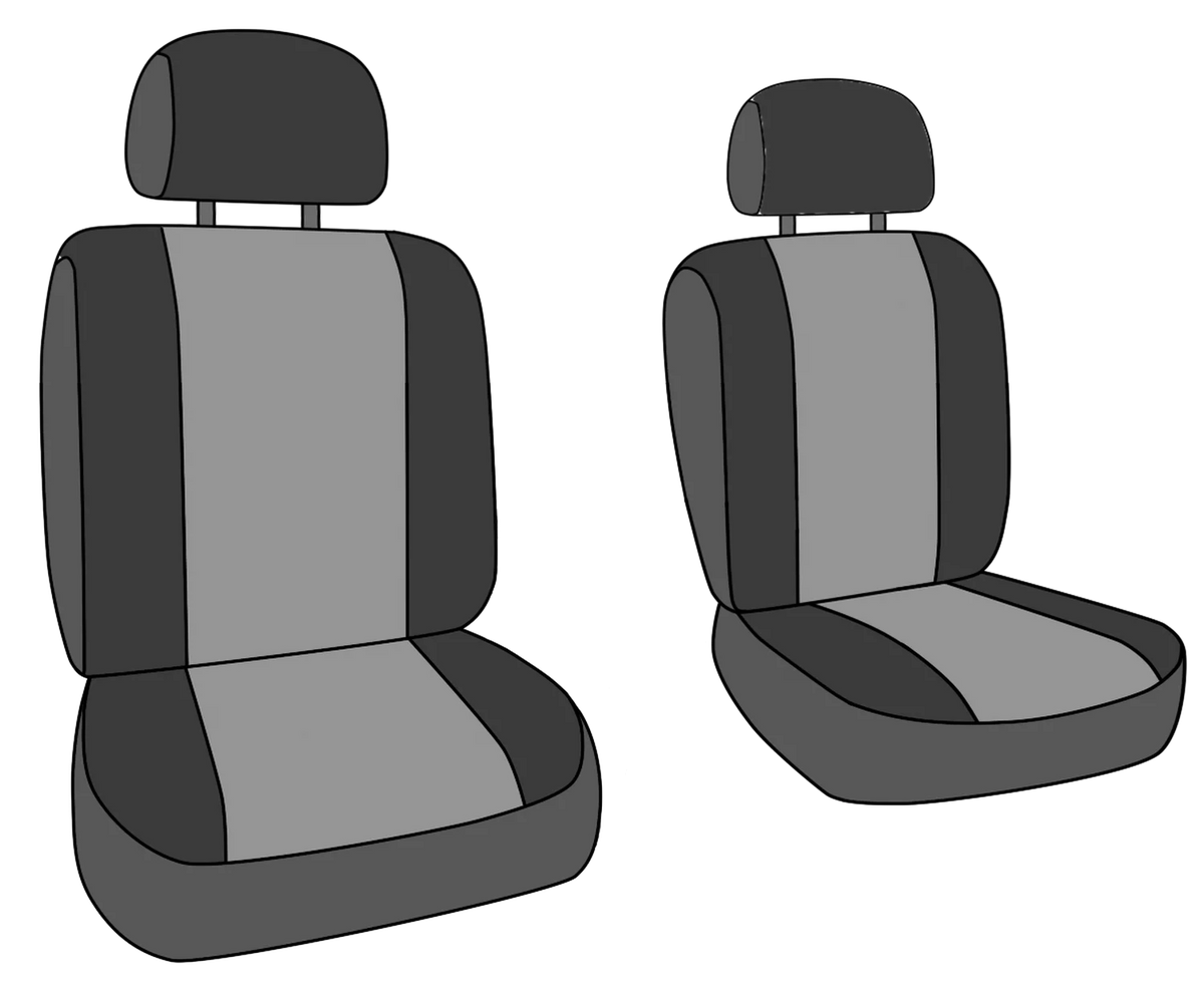 Mossy Oak Front Bucket Seat Covers with Black Trim T6886