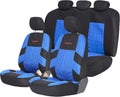 11 Pcs Gray Universal Car Seat Cover Set U80529