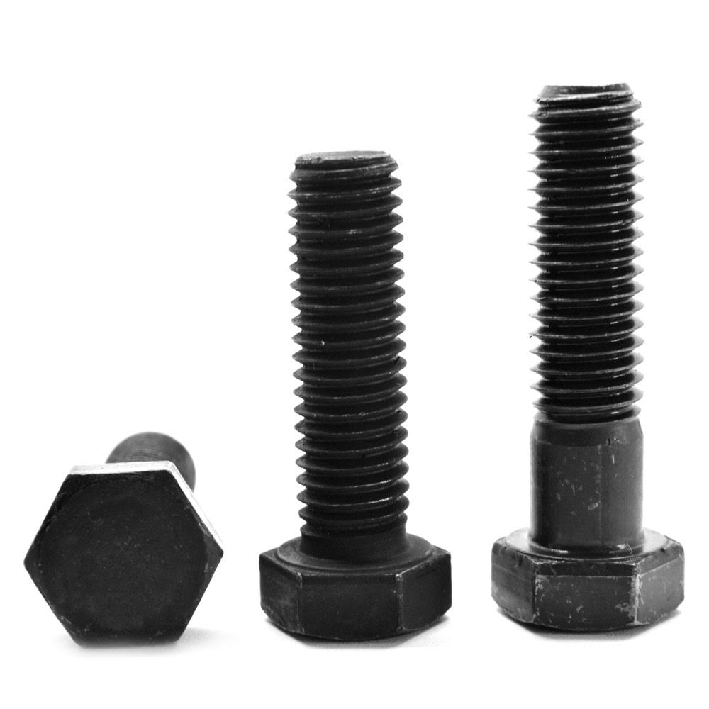 1 1/8x22-7 x 5x22 Coarse Thread Grade 5 Hex Cap Screw Medium Carbon Steel Black Oxide T405
