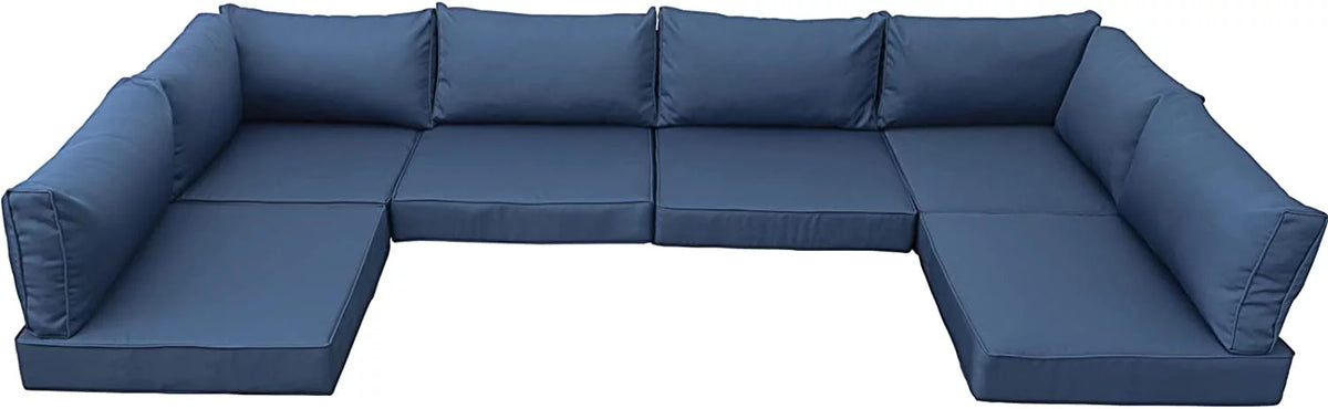 Water-Resistant Outdoor Replacement Cushions for 7-Piece Sectional I65293