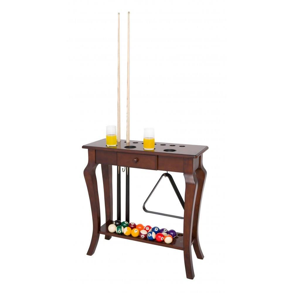 Walnut Finish Floor Cue Rack Q13016