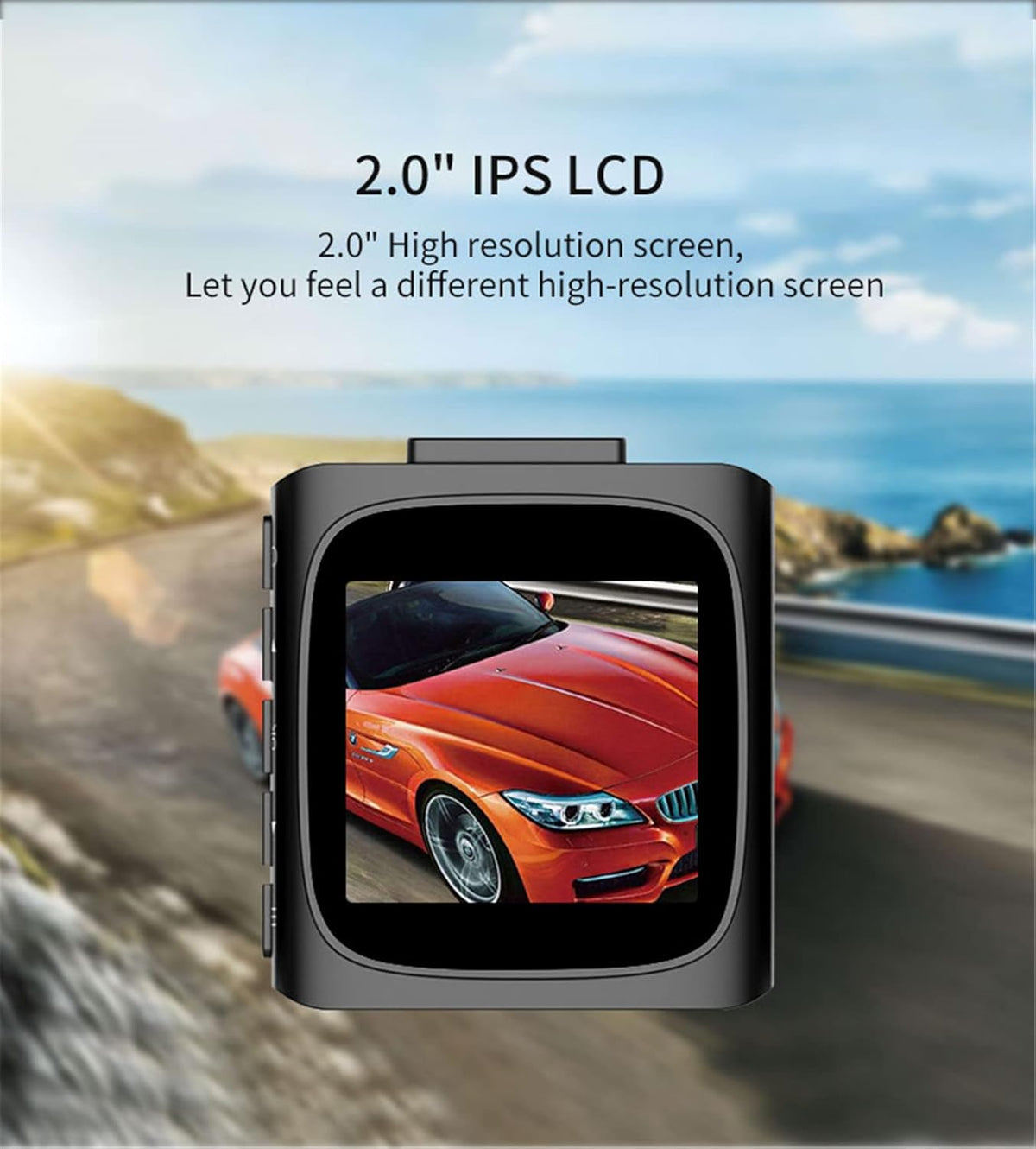 1080P Dash Camera with 170° Wide Angle Night Vision G-Sensor C5127