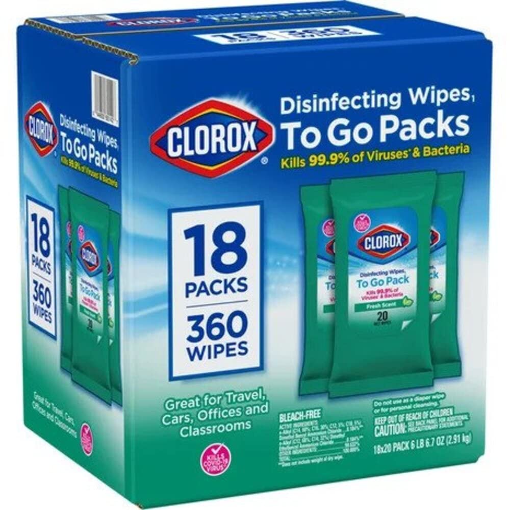 20 Count Pack of 18 Disinfecting Wipes F6799