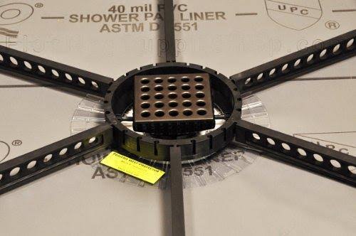 Shower Slope System with Universal Center Drain Kit G839