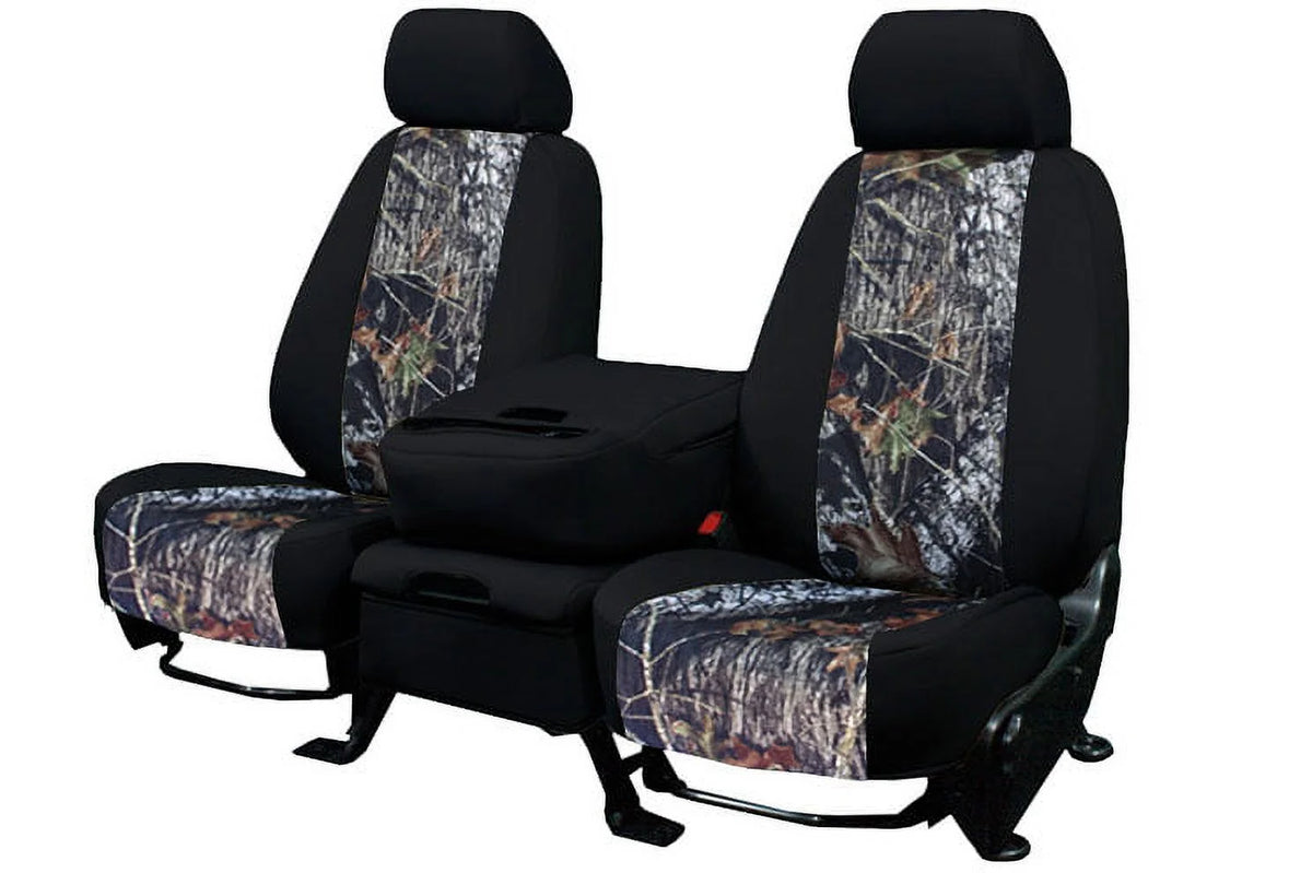 Mossy Oak Front Bucket Seat Covers with Black Trim T6886